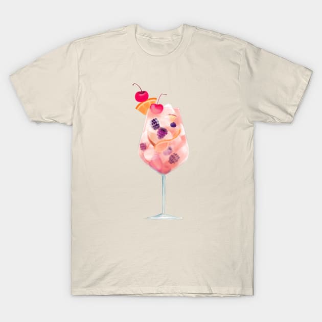 Rosé Sangria T-Shirt by Star Sandwich